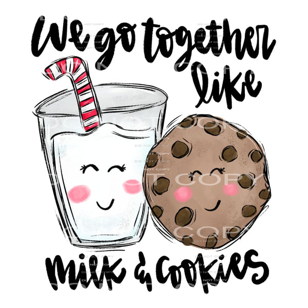 we go together like valentine # 2518 Sublimation transfers -