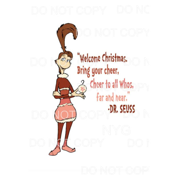 Welcome Christmas Bring Your Cheer Dr Seuss Horton Hears a 