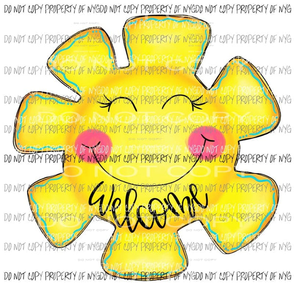 Welcome Sunshine Sublimation transfers Heat Transfer