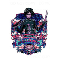 Welcome To Halloween Edward Scissorhands Sublimation 