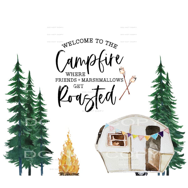 welcome to the campfire #6319 Sublimation transfers - Heat 