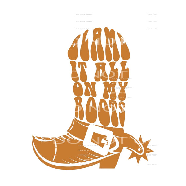 Western Boho #2607 Sublimation transfers - Heat Transfer