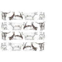 Western Boho #2615 Sublimation transfers - Heat Transfer
