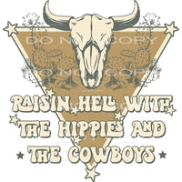 Western Boho #2741 Sublimation transfers - Heat Transfer