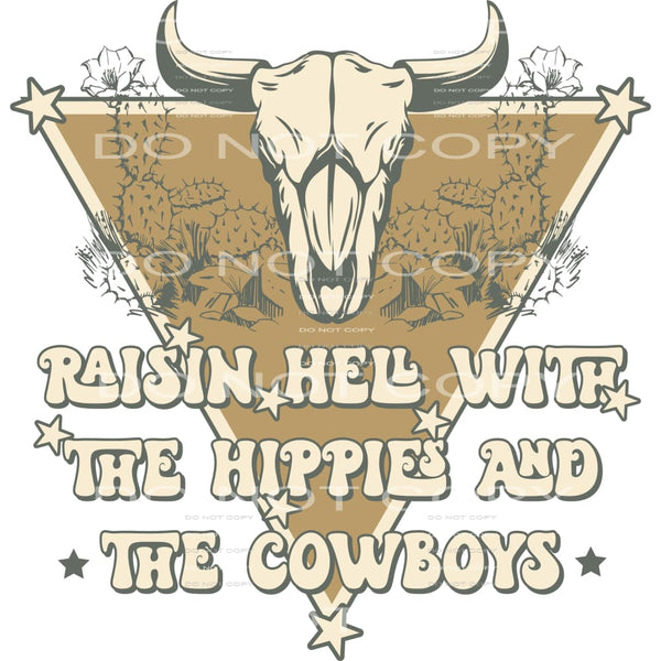 Western Boho #2741 Sublimation transfers - Heat Transfer