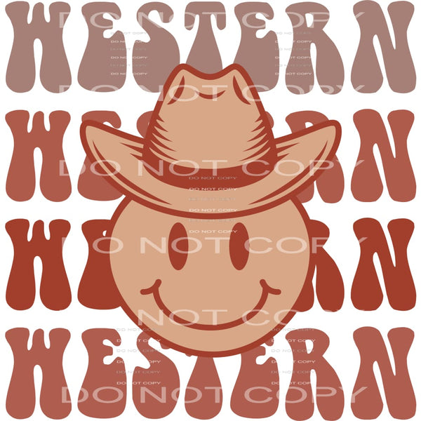 Western Boho #2765 Sublimation transfers - Heat Transfer