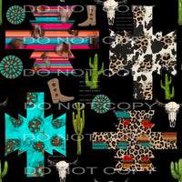 Western Boho #2768 Sublimation transfers - Heat Transfer
