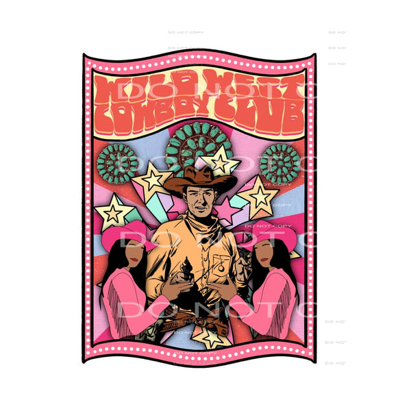 Western Boho #2772 Sublimation transfers - Heat Transfer