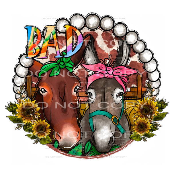 Western Boho #3763 Sublimation transfers - Heat Transfer