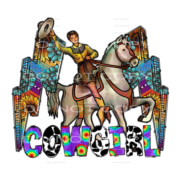 Western Boho #3793 Sublimation transfers - Heat Transfer