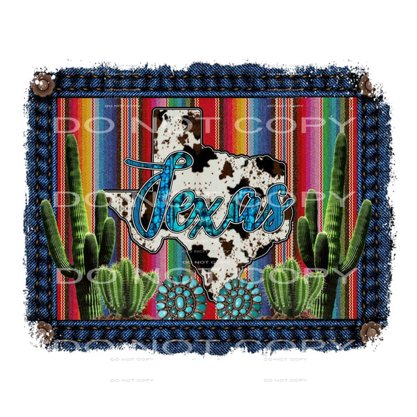 Western Boho #3853 Sublimation transfers - Heat Transfer