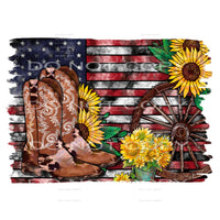 Western Boho #3855 Sublimation transfers - Heat Transfer