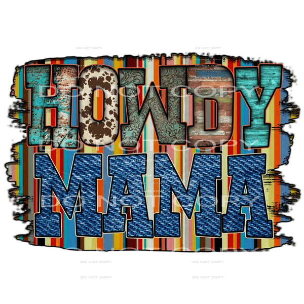 Western Boho #3874 Sublimation transfers - Heat Transfer