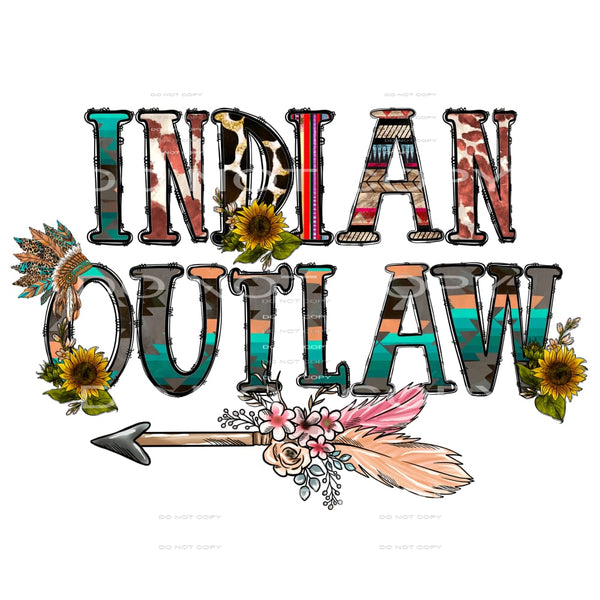 Western Boho #3876 Sublimation transfers - Heat Transfer