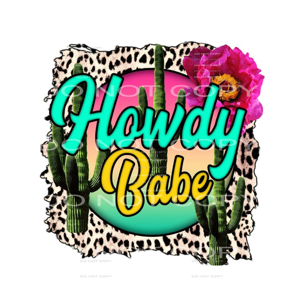 Western Boho #4052 Sublimation transfers - Heat Transfer