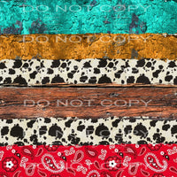 western cowhide #4804 Sublimation transfers - Heat Transfer