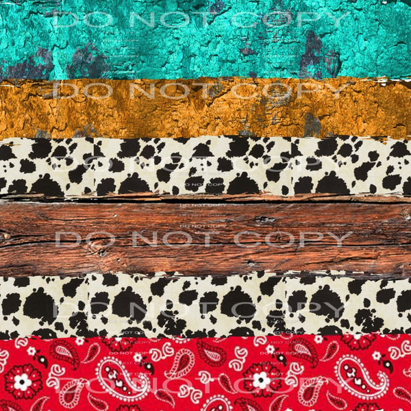 western cowhide #4804 Sublimation transfers - Heat Transfer