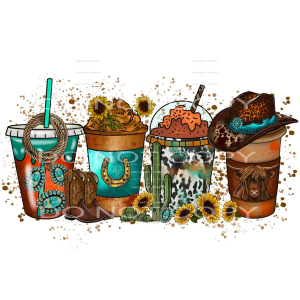 Western Drinks coffee # 2103 Sublimation transfers - Heat 