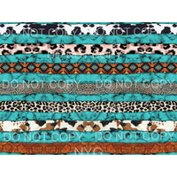 Western Pattern Sheet #1 Sublimation transfers - Heat 