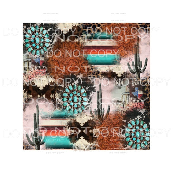Western Pattern Sheet #2 Sublimation transfers - Heat 