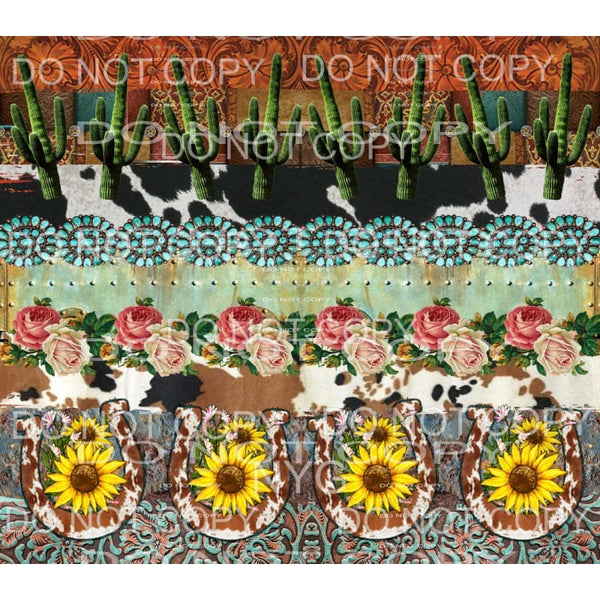 Western Pattern Sheet #4 Sublimation transfers - Heat 