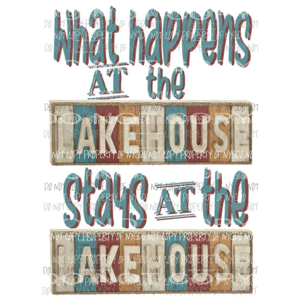 What happens at the Lake House Sublimation transfers Heat Transfer