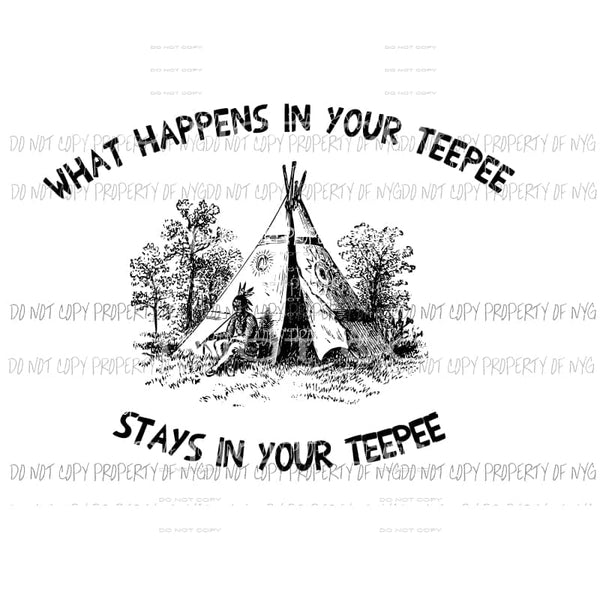 What Happens In The TeePee #1 Sublimation transfers Heat Transfer