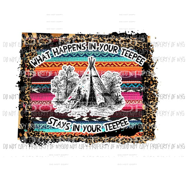 What Happens In The TeePee #3 Sublimation transfers Heat Transfer