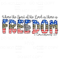 Where The Spirit Of The Land Is Freedom Corinthians 4th of 