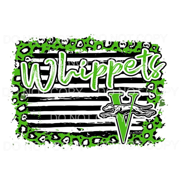 Whippets leopard #630 Sublimation transfers - Heat Transfer