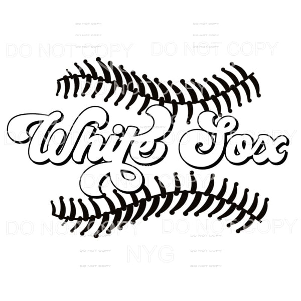 White Sox Baseball Chicago Sublimation transfers - Heat 
