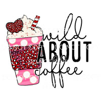 Wild About Coffee Pink White Polka Dots Leopard Cup 