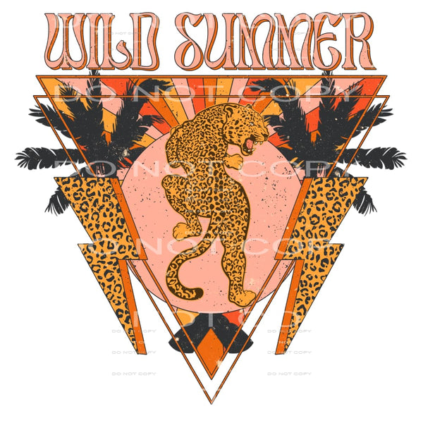 wild summer #6547 Sublimation transfers - Heat Transfer