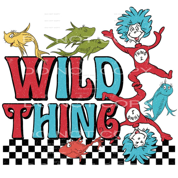 Wild Thing #4128 Sublimation transfers - Heat Transfer