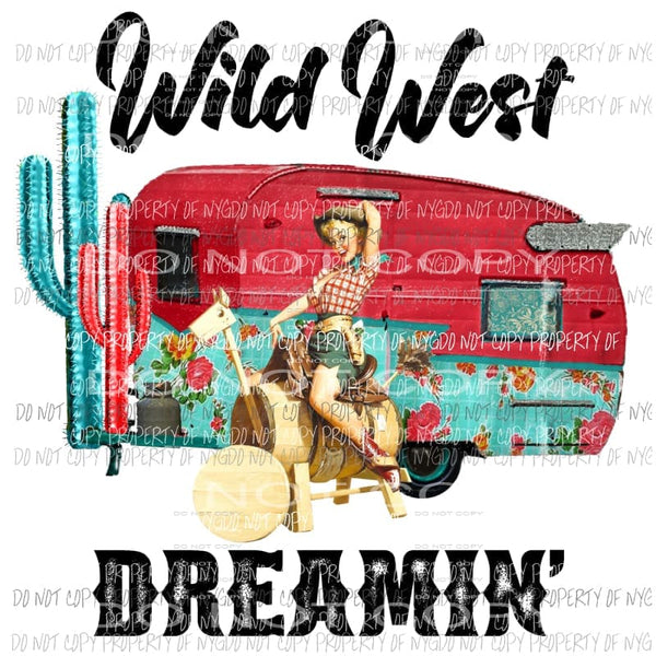 wild west dreamin sublimation transfer Heat Transfer