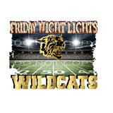 WILDCATS Colors in dropdown menu Sublimation transfers - 