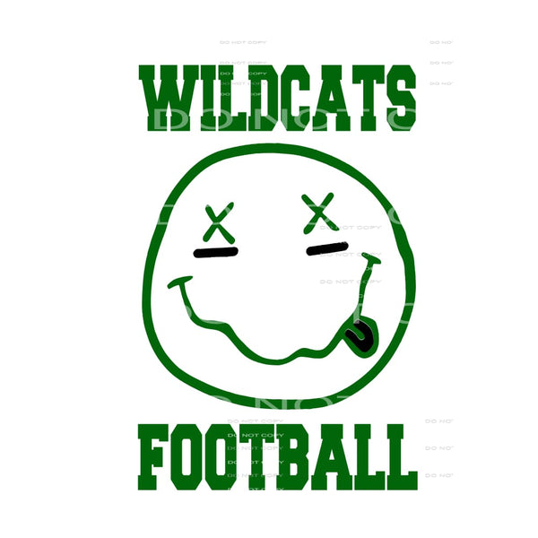 Wildcats football # 3315 Sublimation transfers - Heat 