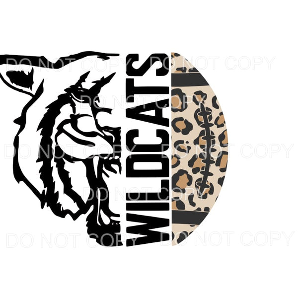 Wildcats Football Leopard #243 Sublimation transfers - Heat 