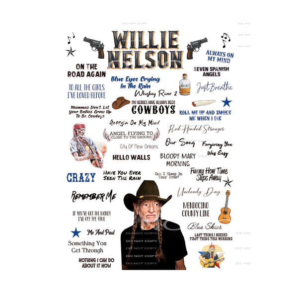 Willie # 2063 Sublimation transfers - Heat Transfer