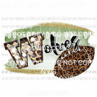 Wolves football field leopard Sublimation transfers Heat Transfer