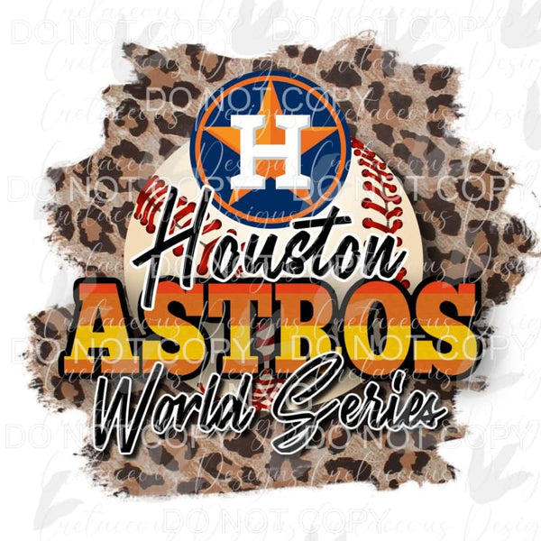 world series Astros # 3042 Sublimation transfers - Heat 