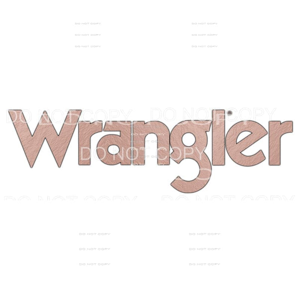 Wrangler #10 Sublimation transfers - Heat Transfer