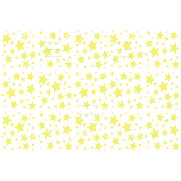 yellow star sheet #6322 Sublimation transfers - Heat 