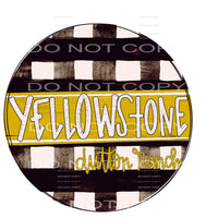 Yellowstone dutton ranch #7660 Sublimation transfers - Heat 