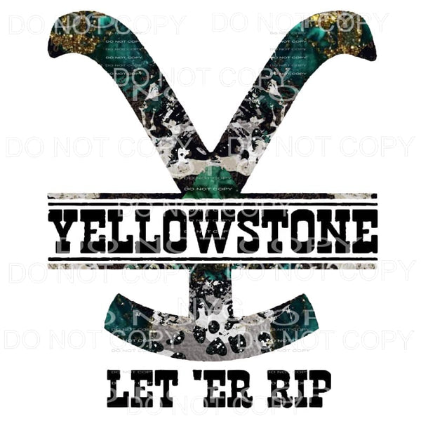martodesigns - Yellowstone Split Let Er Rip #1 Sublimation