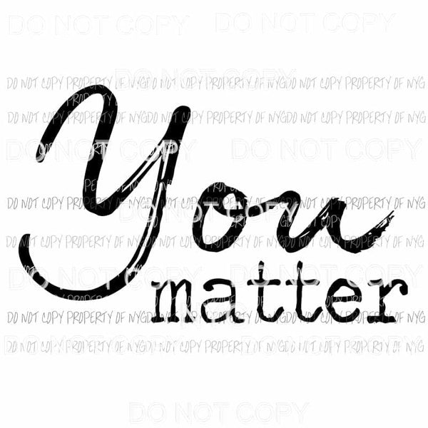 You Matter Sublimation transfers Heat Transfer
